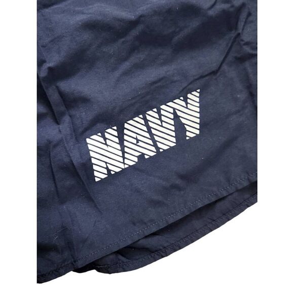 U.S. NAVY official physical fitness jogging short Nylon size men small reflected - Picture 2 of 7